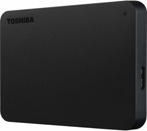 Le disque dur externe Canvio de 2 To, de la marque Toshiba