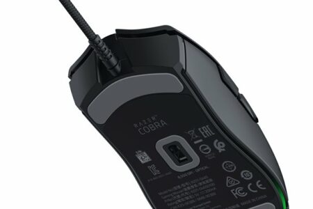 Souris Razer vue de dessous